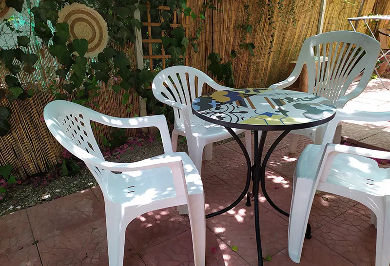 Garden patio